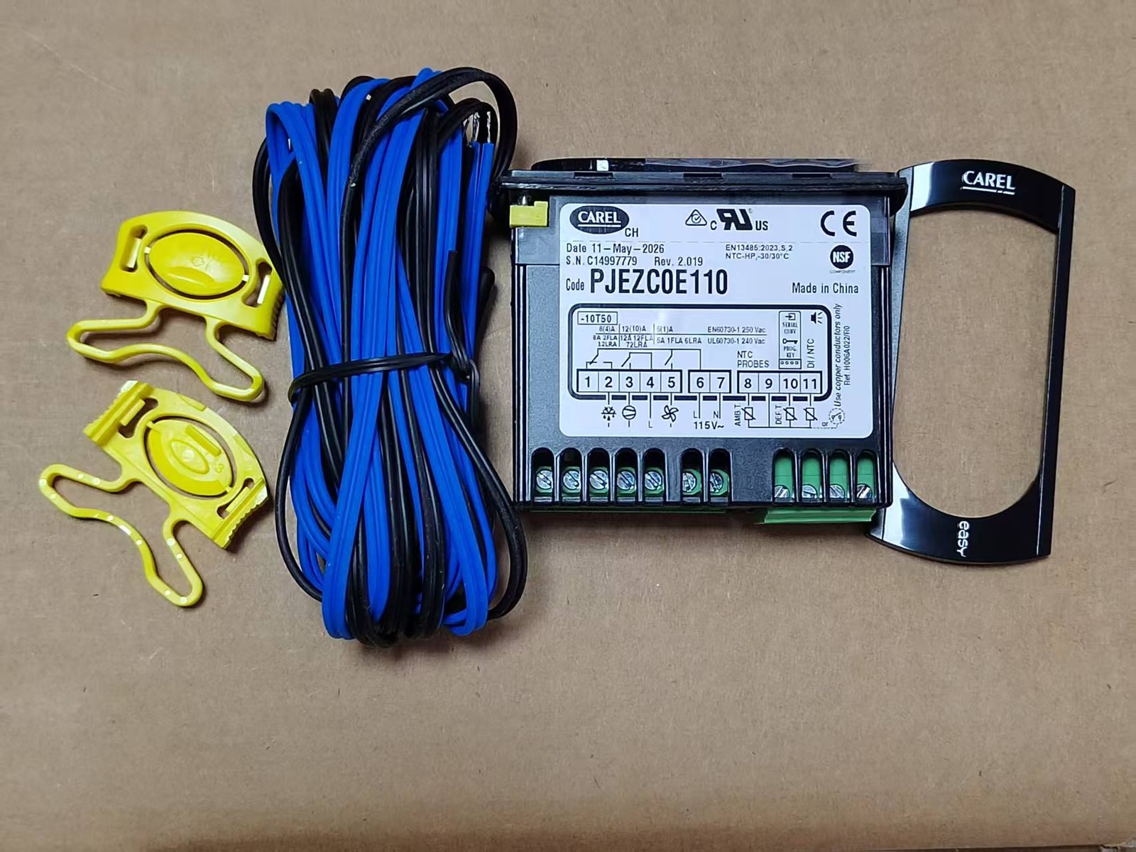 PJEZC0E110 Carel Temperature Controller to replace PYBU1R0537 ( PZBUC0H111K )