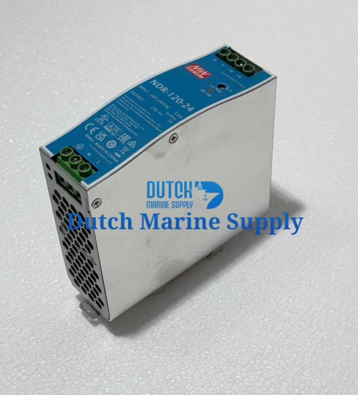 Mean Well NDR-120-24 AC-DC Single Output Industrial DIN Rail Power Supply