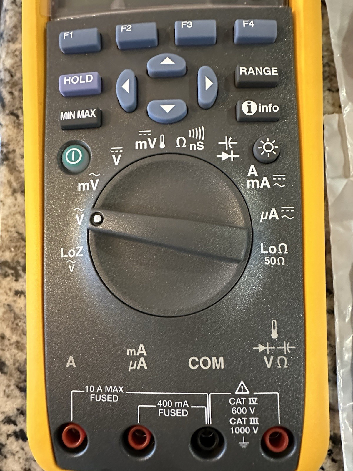 FLUKE 289 TRUE RMS ELECTRONIC LOGGING DIGITAL MULTIMETER W/ LEADS & CLIPS