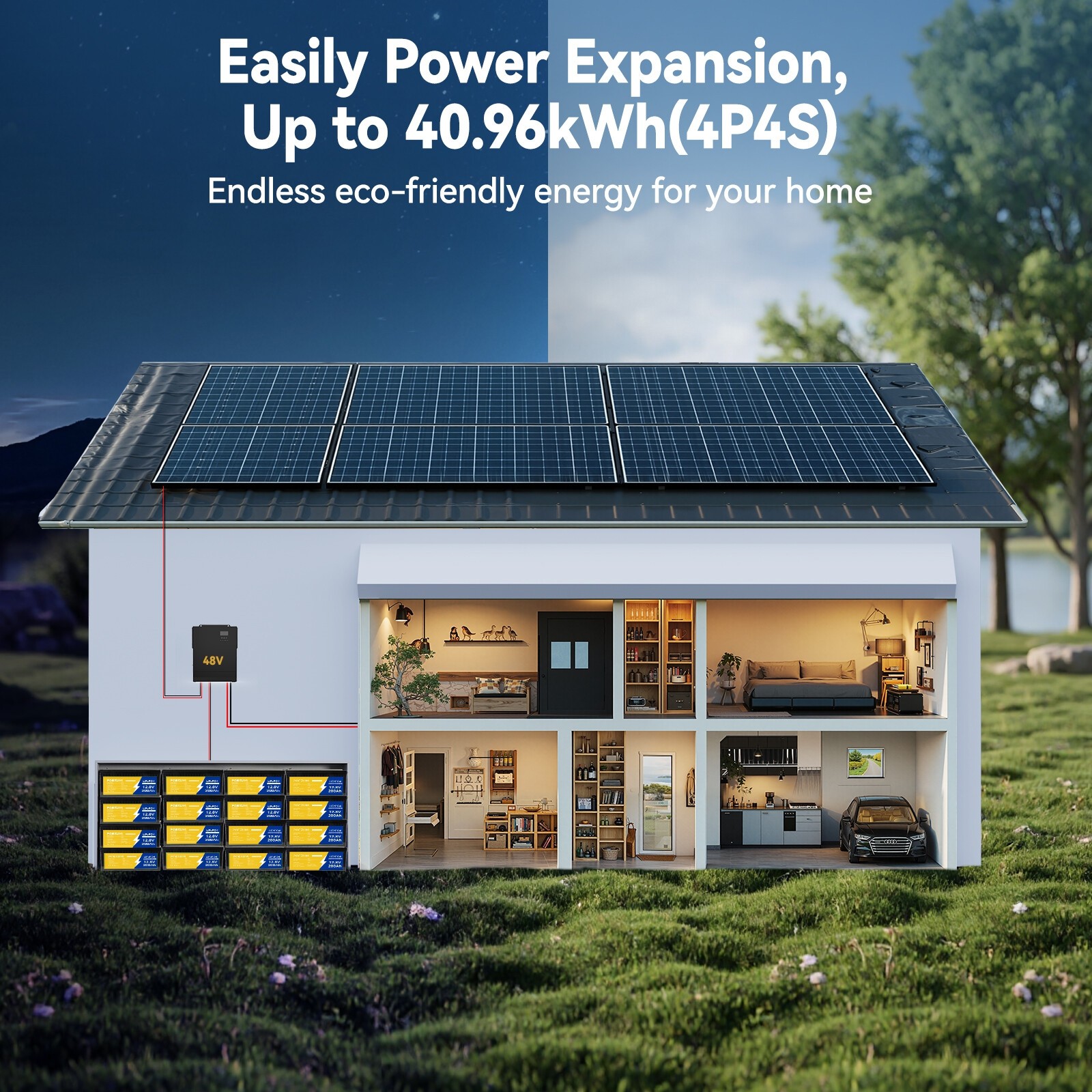 12v 200ah lifepo4 lithium solar battery deep cycle BMS For Off-grid RV Marine