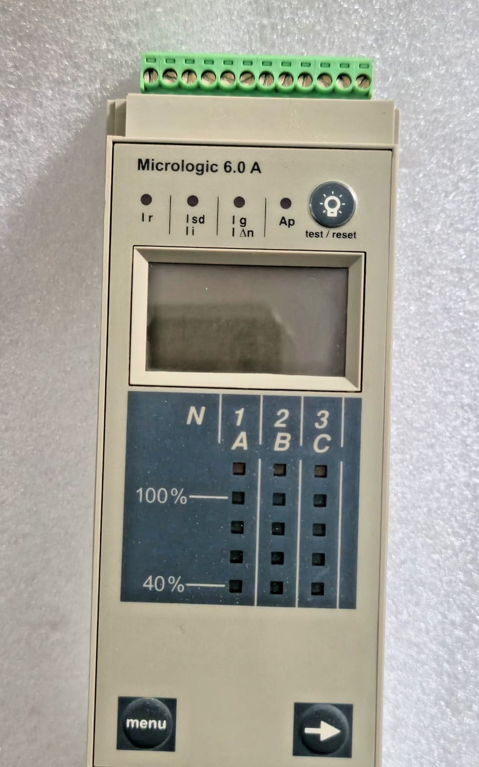 SCHNEIDER ELECTRIC MICROLOGIC 6.0 A TRIP UNIT 33073 CIRCUIT BREAKER TESTED