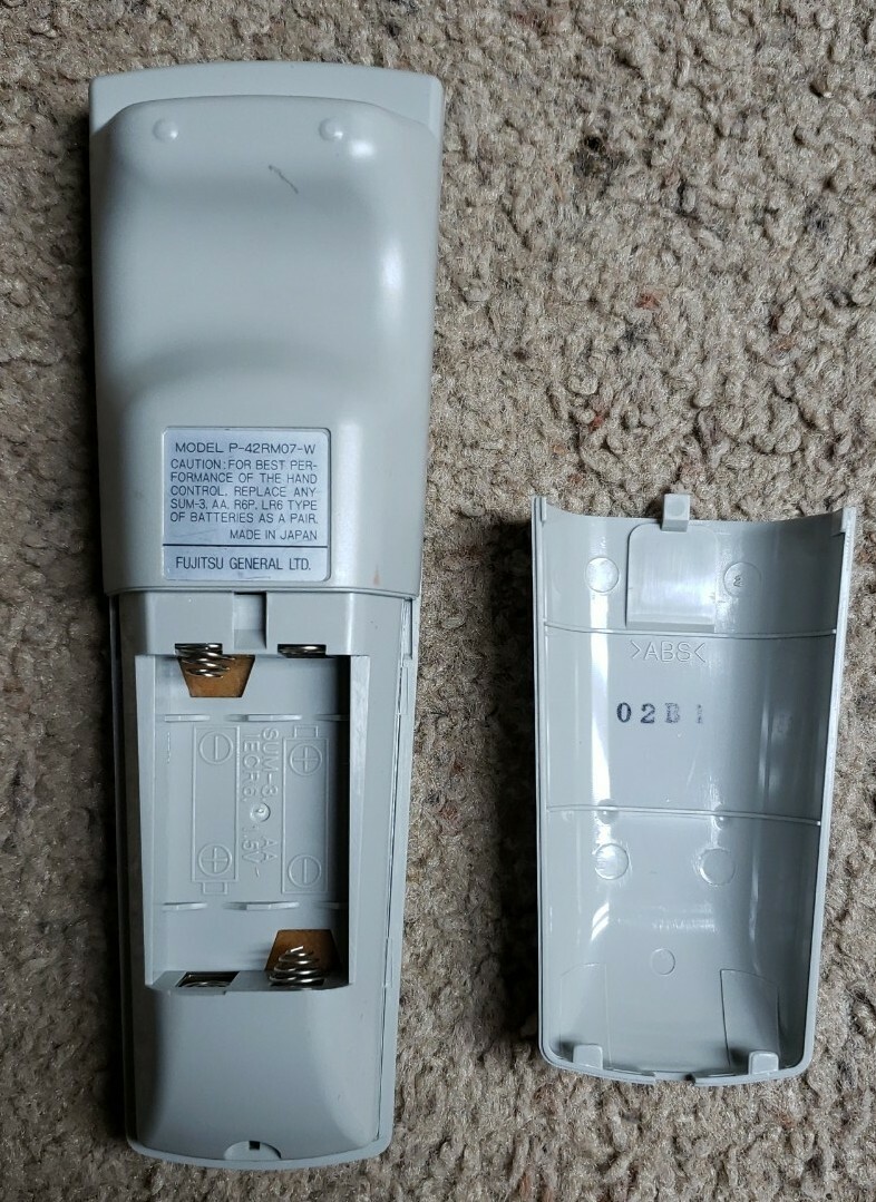 Fujitsu Projector Remote Control P-42RM07-W Genuine OEM Product Tested/Working