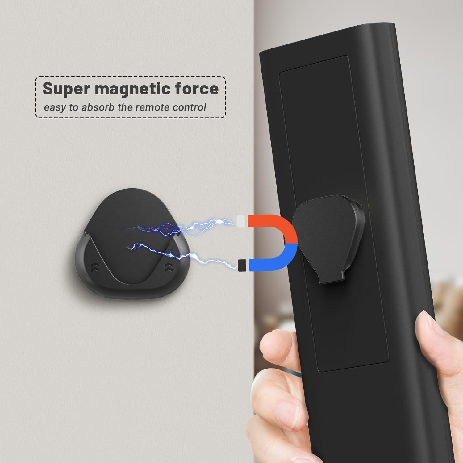 6 Pack Magnetic Remote Control Holder Wall Mount,Convenient and Stylish TV Re…