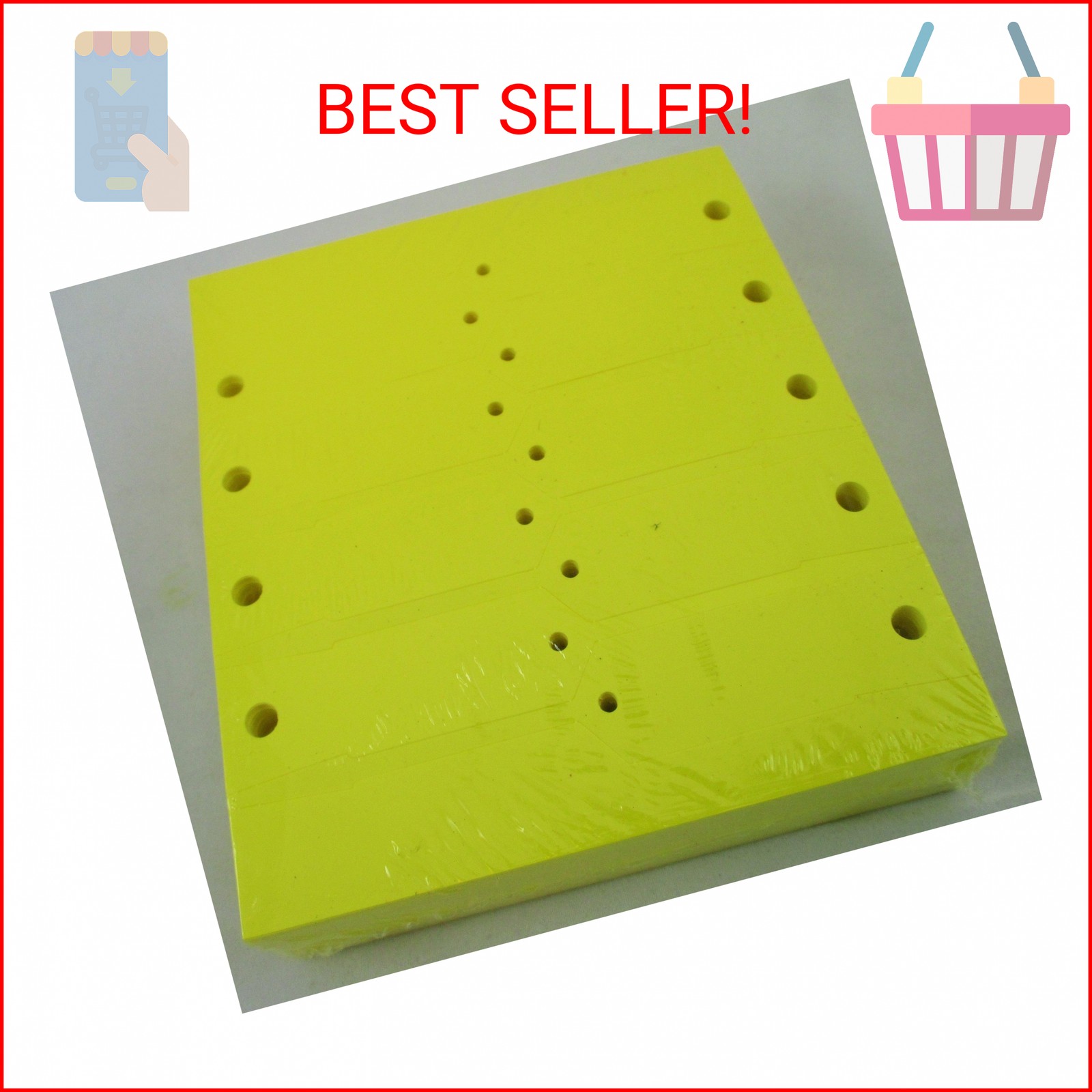 YELLOW Self-Locking Arrow Key Tags (1,000 per pack) Size 4 1/2″ X 3/4″ (YELLOW)