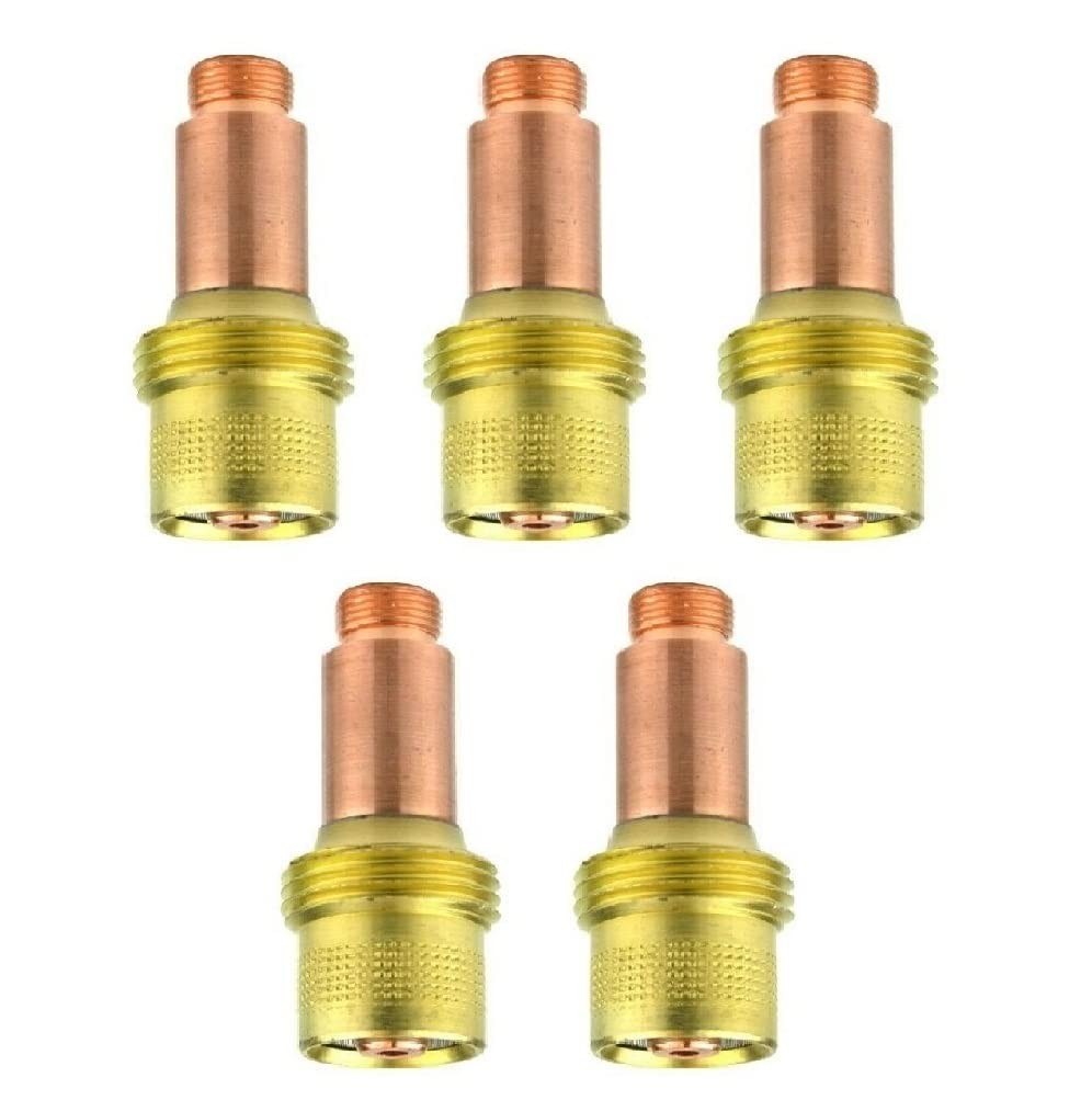 5 Pack 45V26 TIG Gas Lens 3/32 Collet Body Fit WP17 WP18 WP26 Torch
