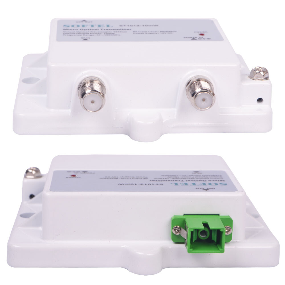 47-1000MHz CATV Mini Optical Transmitter 3mW 10mW Fiber Optical Transmitter NEW