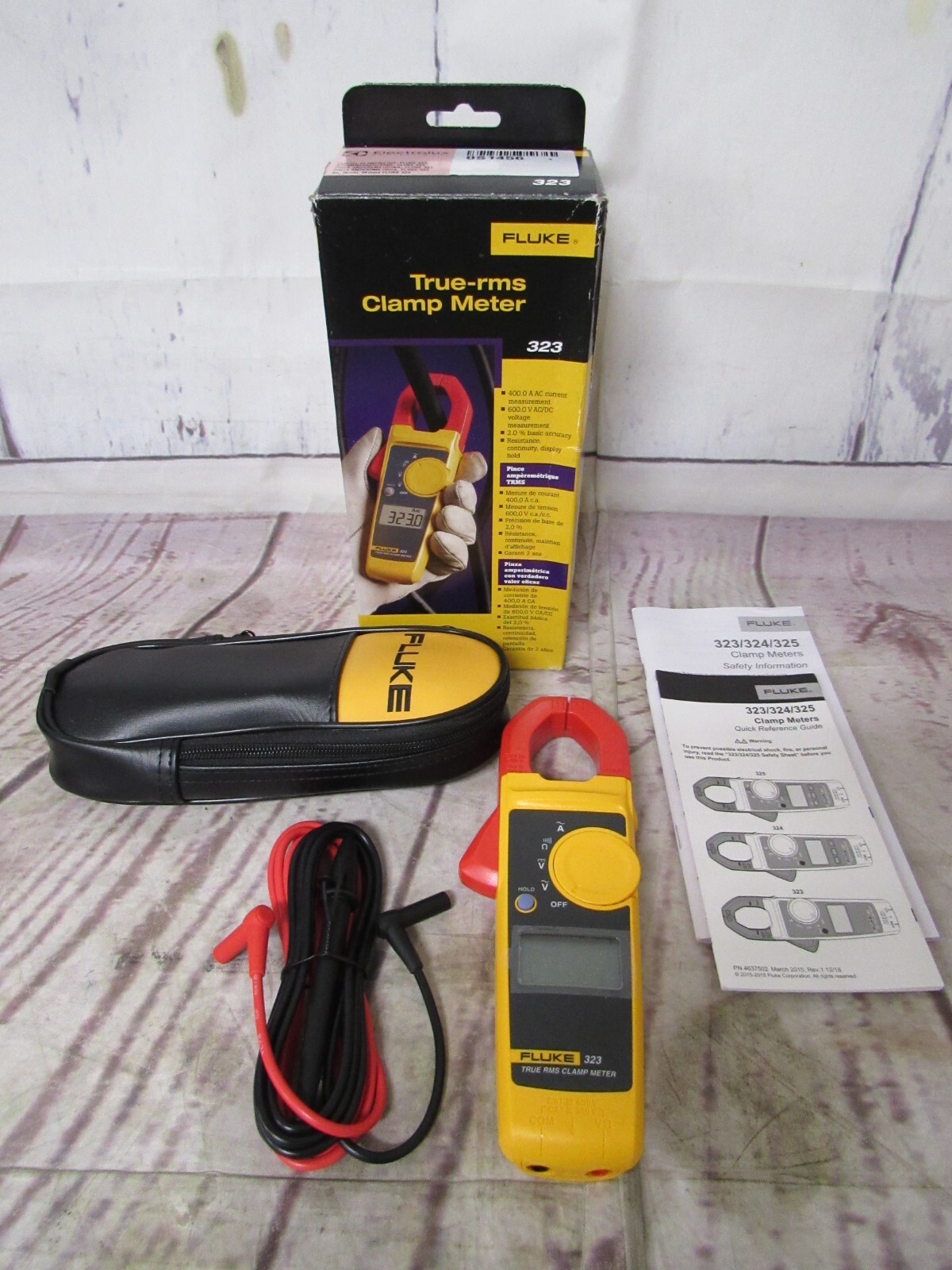 Fluke True-RMS clamp meter 323