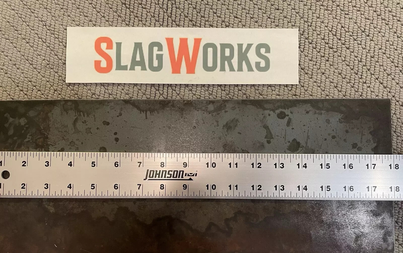 1/8x12x18 inch steel plate 12”x18” A36 Hot Roll Flat .125″ Thick