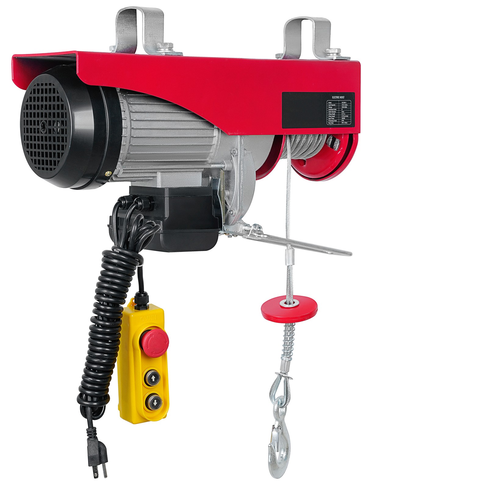 VEVOR Electric Hoist 440/880/1320/1760/2200 lbs Crane Winch Wired/Wireless