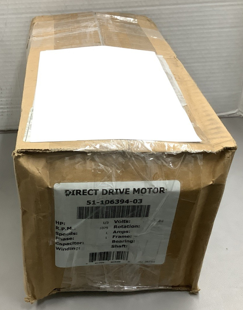 Protech M055PWMBF-2632 1/3HP 1200RPM 208-230V 51-106394-03 Blower Motor (R107)