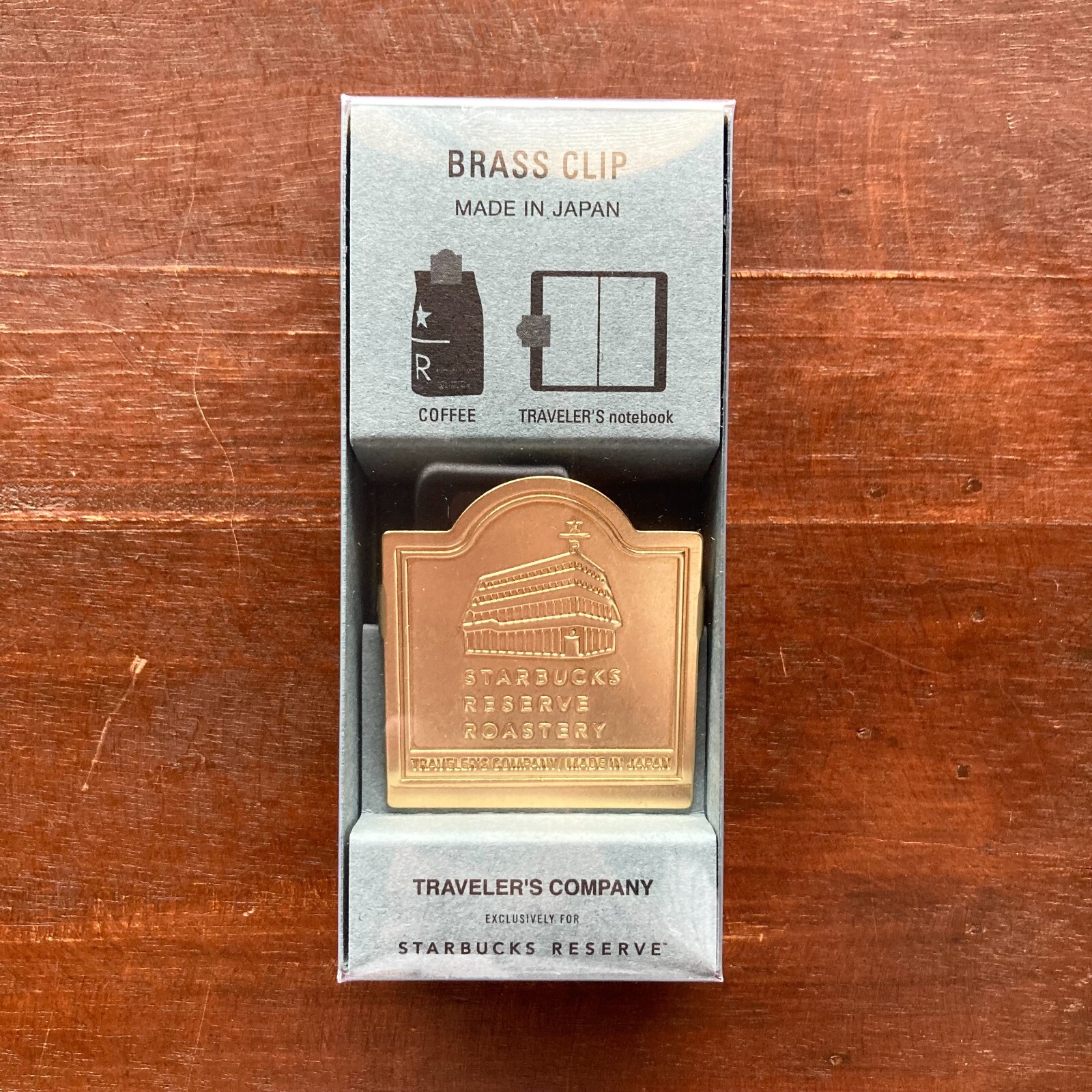 TRAVELER’S notebook Starbucks Reserve Roastery Camel passport size Set of 8