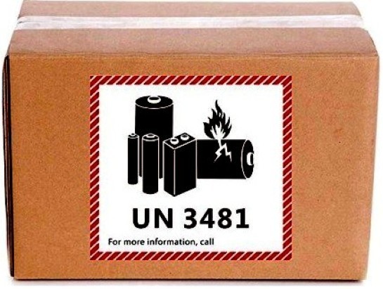 UN3481 Lithium Ion Battery Shipping Labels Stickers Lot of 20 3X4 inch Free Ship