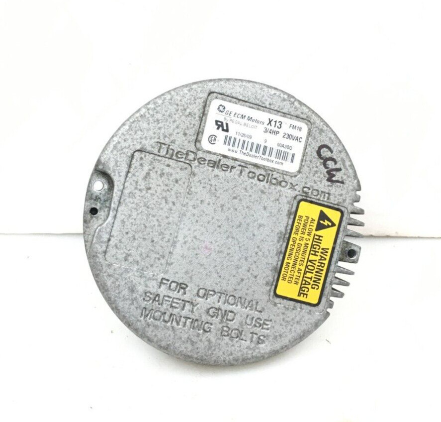 GE X13 ECM Motors FM18 230VAC 3/4HP CCW LE rotation Module Only used #Z599