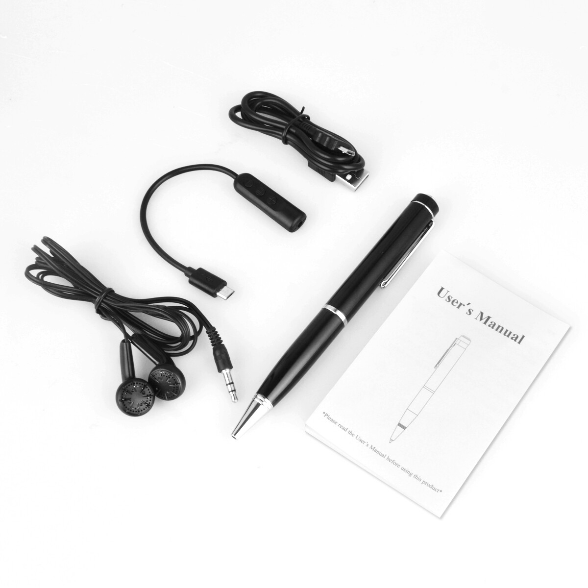 32GB Spy Digital Audio Recorder Voice Activated Dictaphone Mp3 Lecture Recorder
