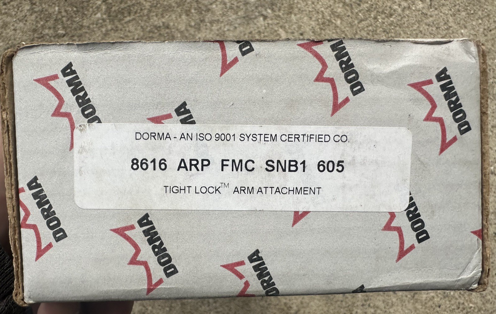 NEW DORMA 8616-ARP-FMC-605 DOOR CLOSER, METAL COVER POLISHED BRASS ADA COMPLIANT