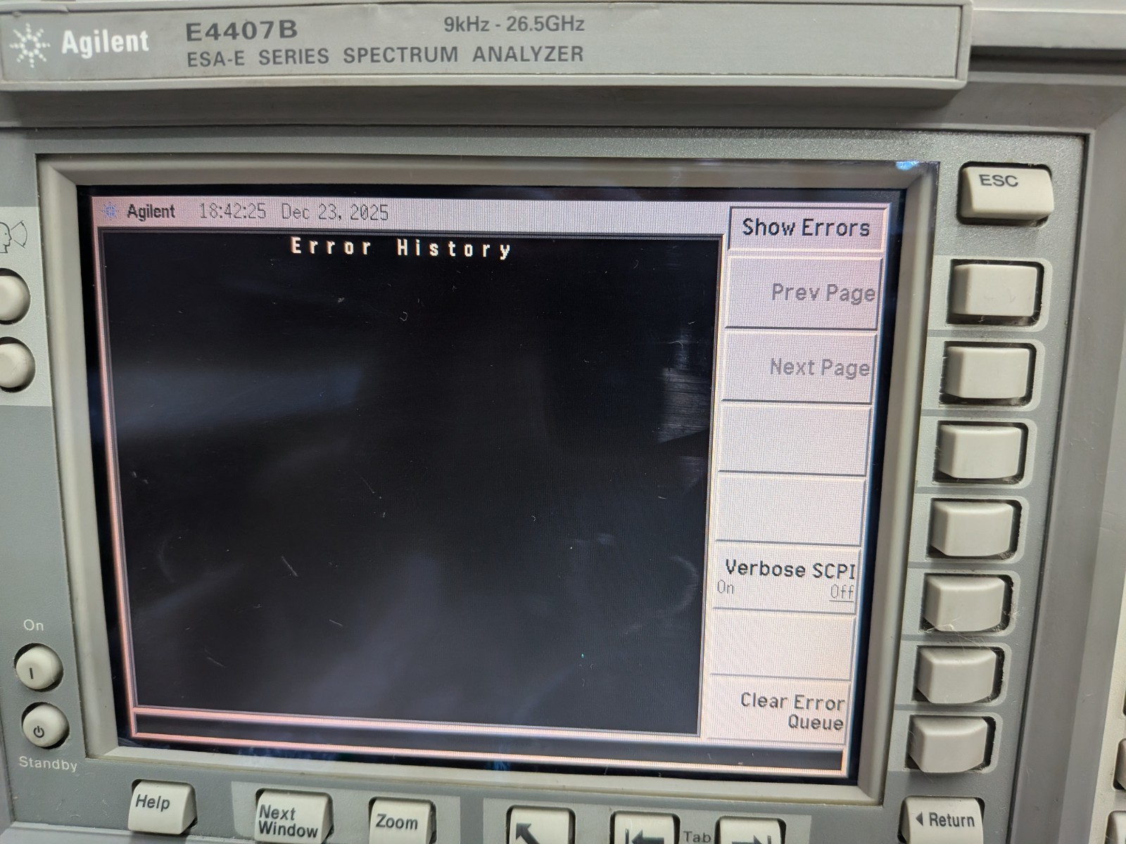 🔥 Agilent HP Keysight E4407B Spectrum Analyzer 26.9 GHz Loaded Opts!Cal+DATA!