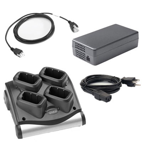 Zebra Symbol SAC9000-4000R 4-Bay Battery Charger Cradle MC9190 MC9090 MC92N0