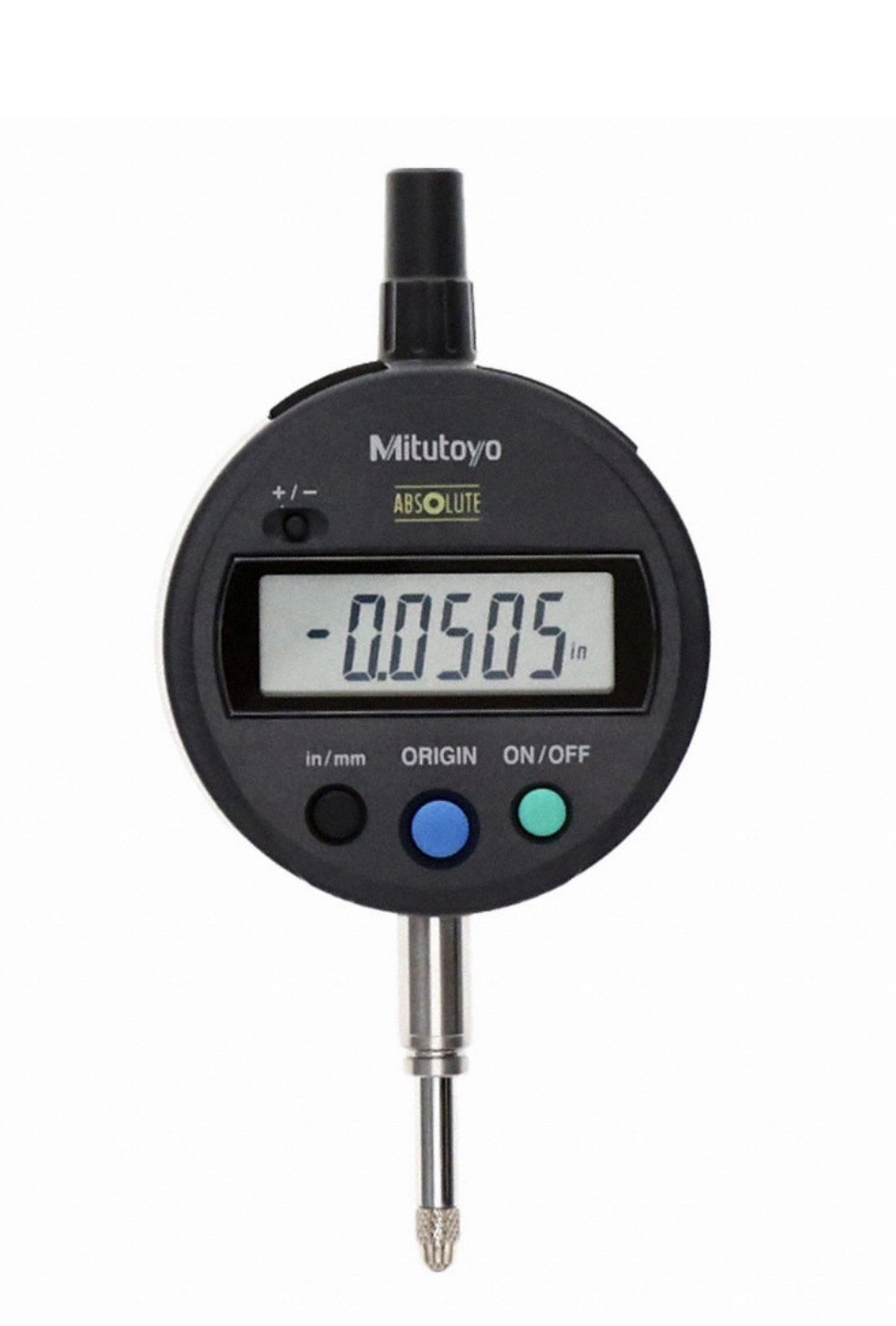 MITUTOYO Calibrated Indicator 0 in to 0.5 in /0-12.7 mm Inch/ Metric 0.02 mm