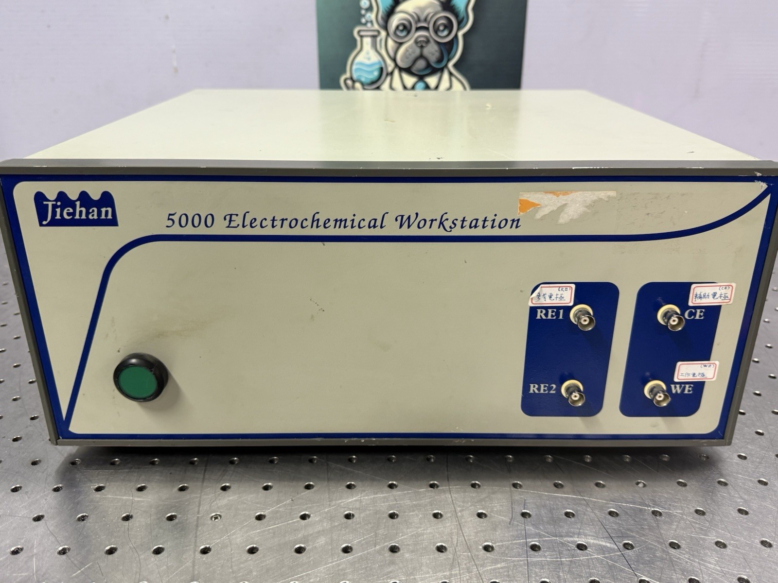 Jiehan 5000 Electrochemical Workstation Win7 Software Installed As-Is