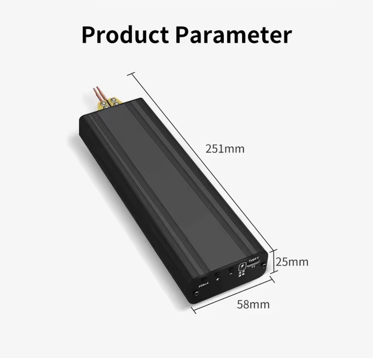 Battery Spot Welder 5000mAh Battery Portable Spot Welder for 18650, 26650
