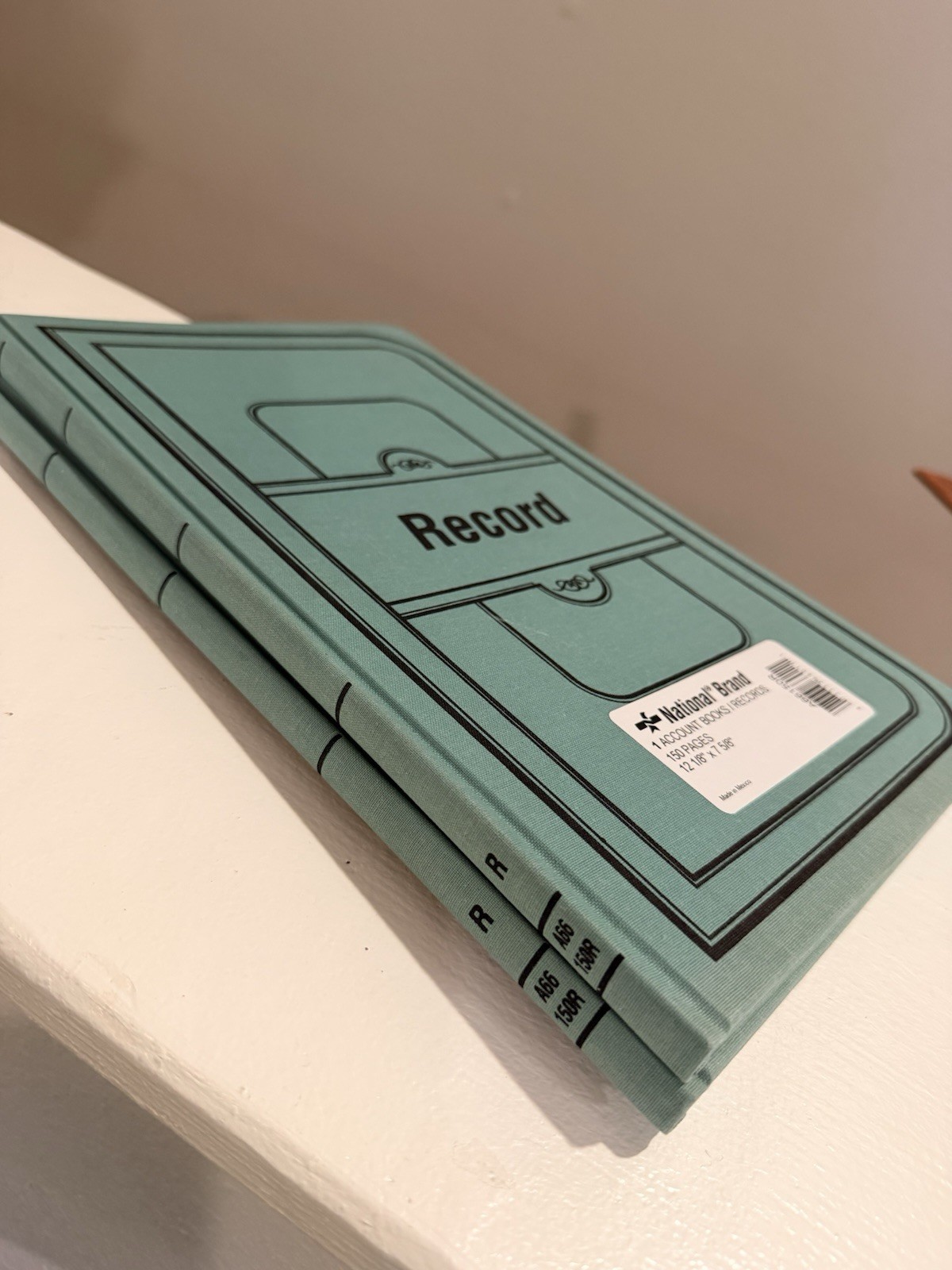 National Brand A66 150R Account Record Book 150 Pages 2 Pack New