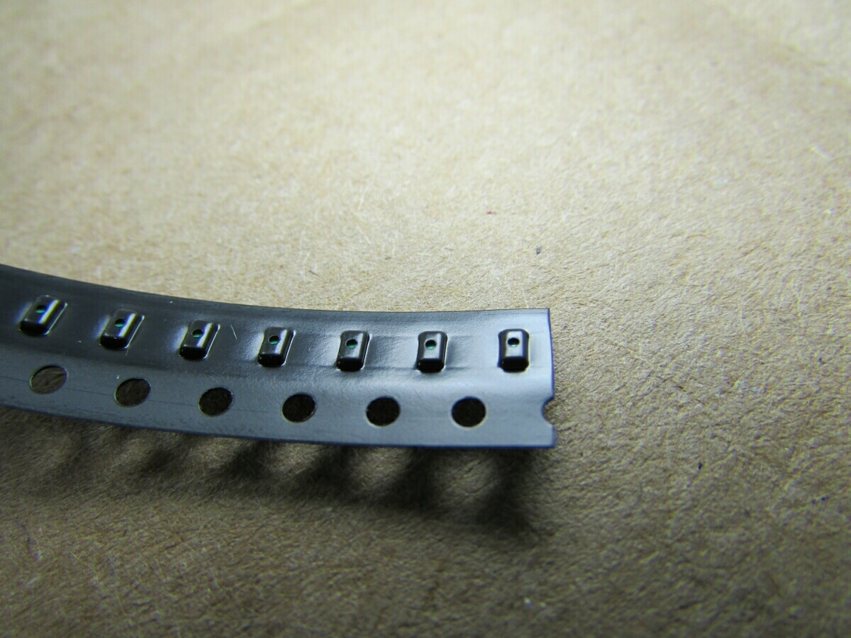100 Seiwa Surface Mount Green Chip LEDs SDDG16000A1 218mcd @10mA, nm 520-540