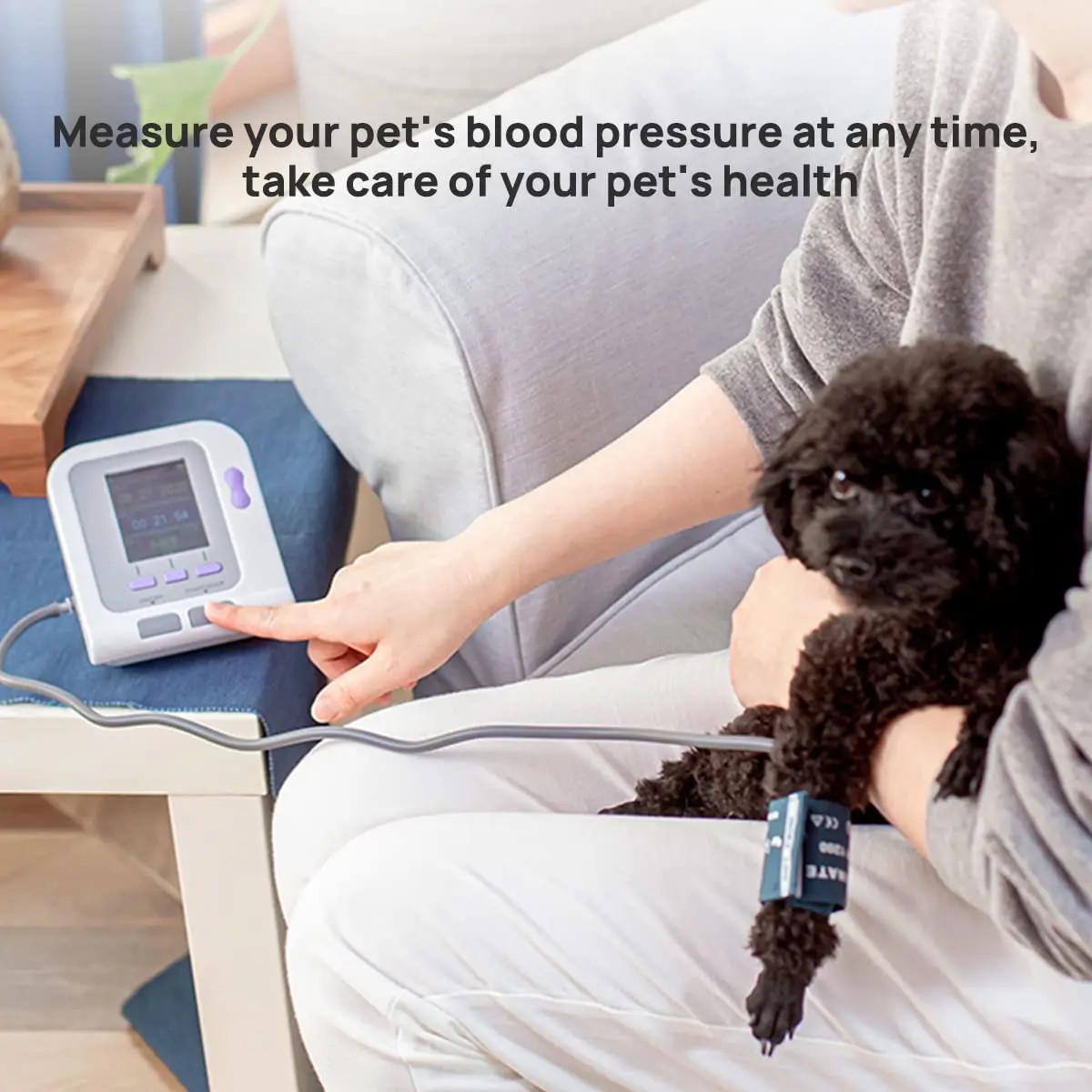 CONTEC 08A-VET Veterinary Blood Pressure Monitor with NIBP SpO2 Probe-