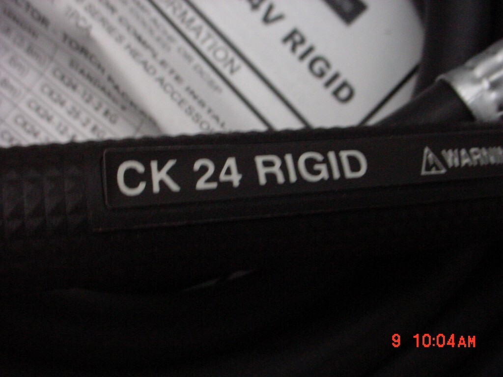 CK Worldwide Hand Held Air Cooled Tig Torch CK24-12-R RG 12 1/2 Foot