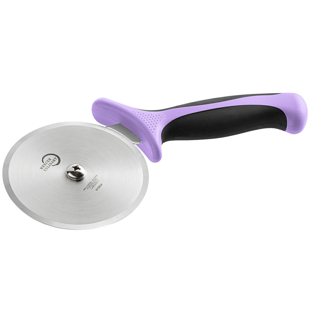 Mercer Culinary 4″ High Carbon Steel Pizza Cutter (choose color below)