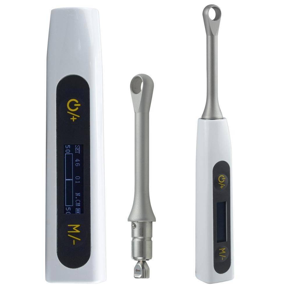 US Electronic Dental Universal Implant Torque Wrench Contra Angle &16pcs Drivers