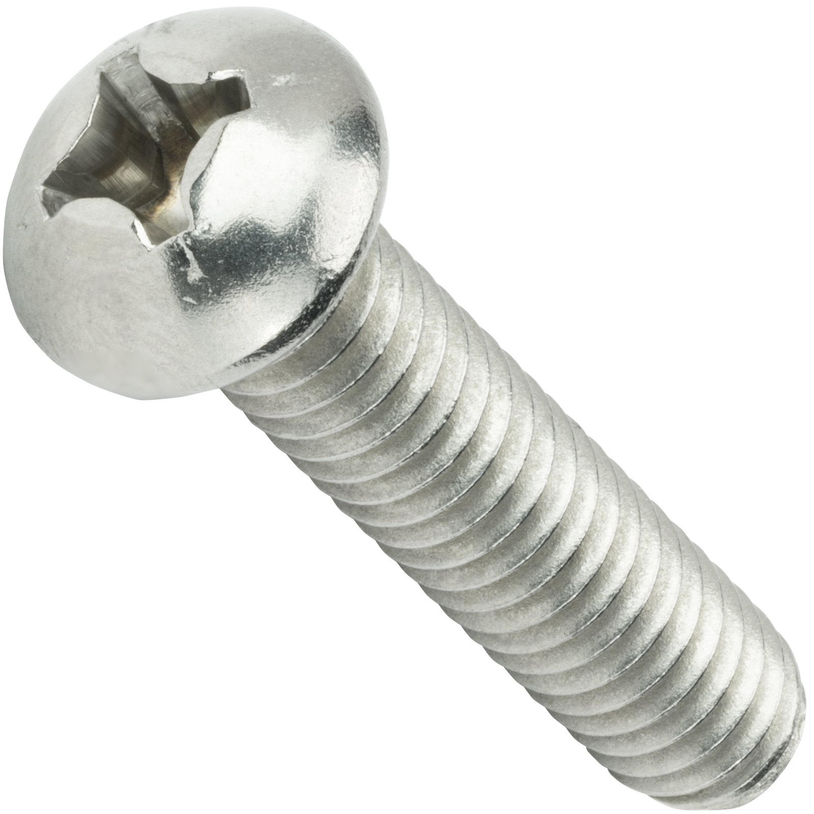 10-24 x 1/2″ Phillips Round Head Machine Screws Stainless Steel 18-8 Qty 100