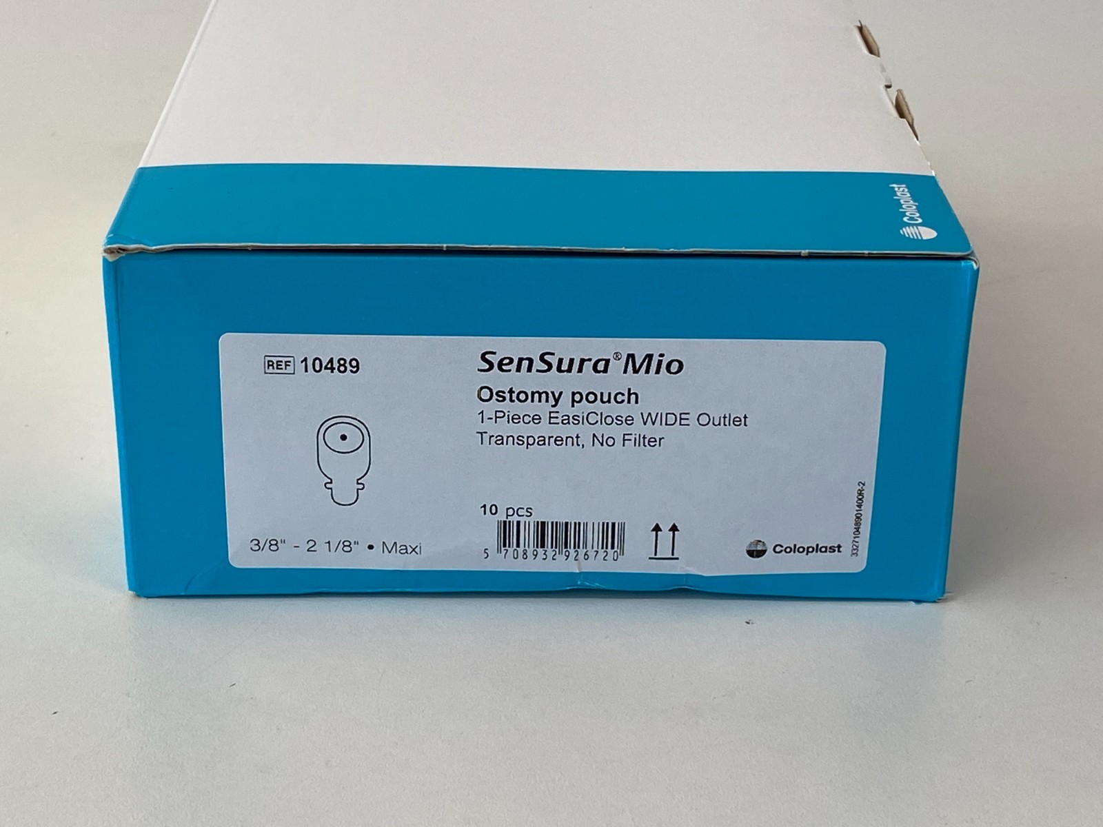 Box of 10 COLOPLAST SenSura Mio 10489 Exp.2027-03 (*DD31)