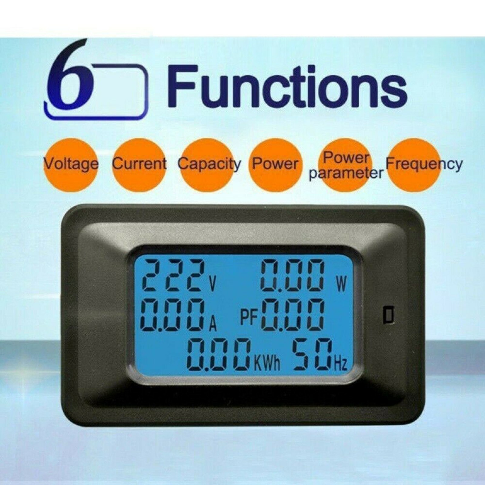 100A AC LCD Digital Volt Watt Power Voltage Meter Monitor KWh Voltmeter Ammeter