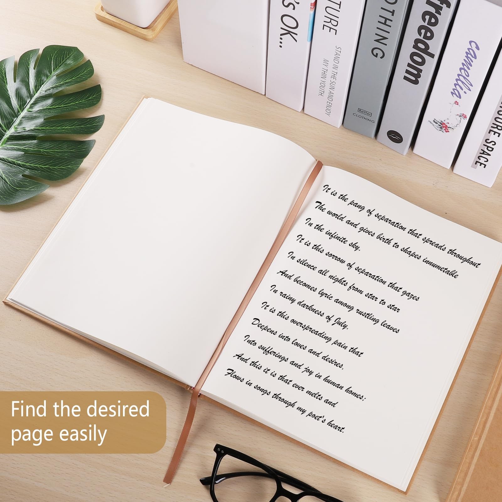 zmybcpack 3 Pack B5 Blank Notebook Journals 7.6″ x 10″, 160 Pages/80 Sheets, …