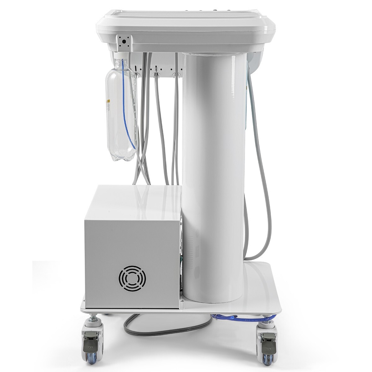 Unidad de entrega dental portátil con carretilla / silla móvil del compresor de