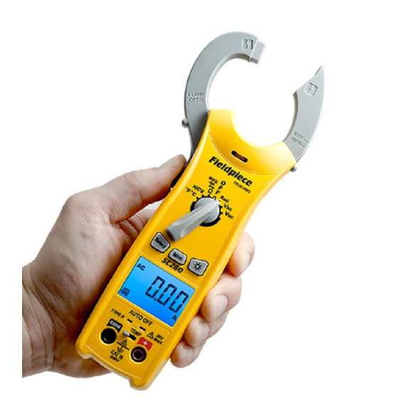 Clamp Meter with Rotatable Dial and LED Flashlight, Now Available.