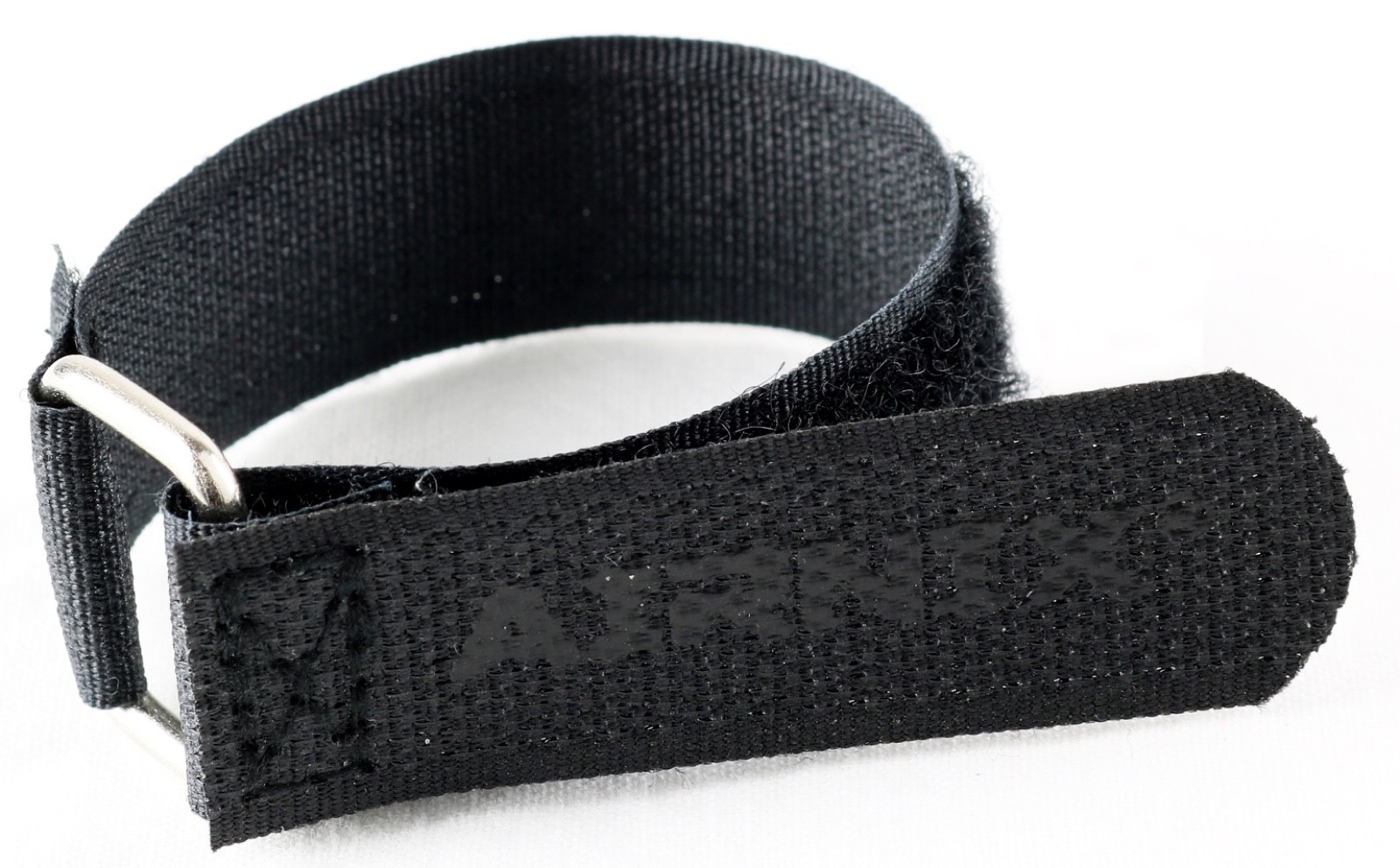 AIRNIX Hook and Loop Reusable Nylon Cinch Straps, Securing Cable Straps, Black