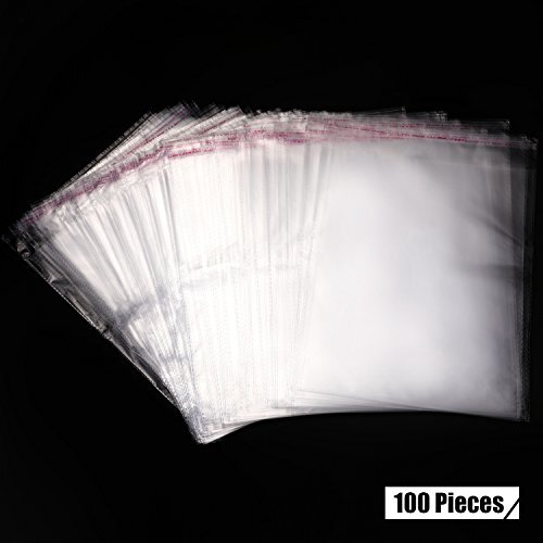 9 X 13 Inch Clear Poly Bags resealable Tshirt Bags Self Seal Cellophane Bags