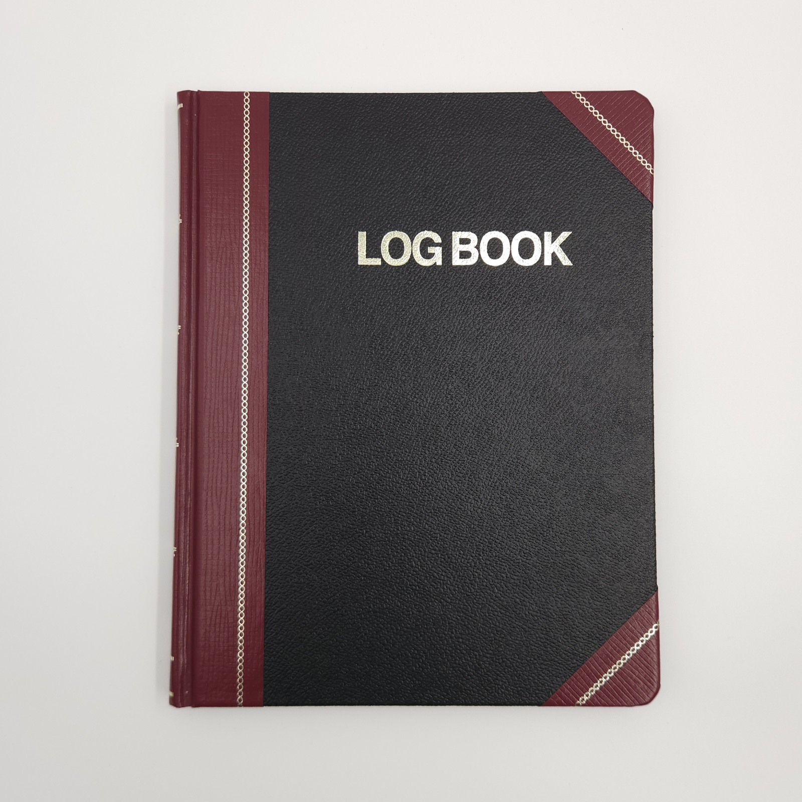 Boorum Pease Log Book G21 150-R Black Red Hardcover Ruled Journal Record Canada