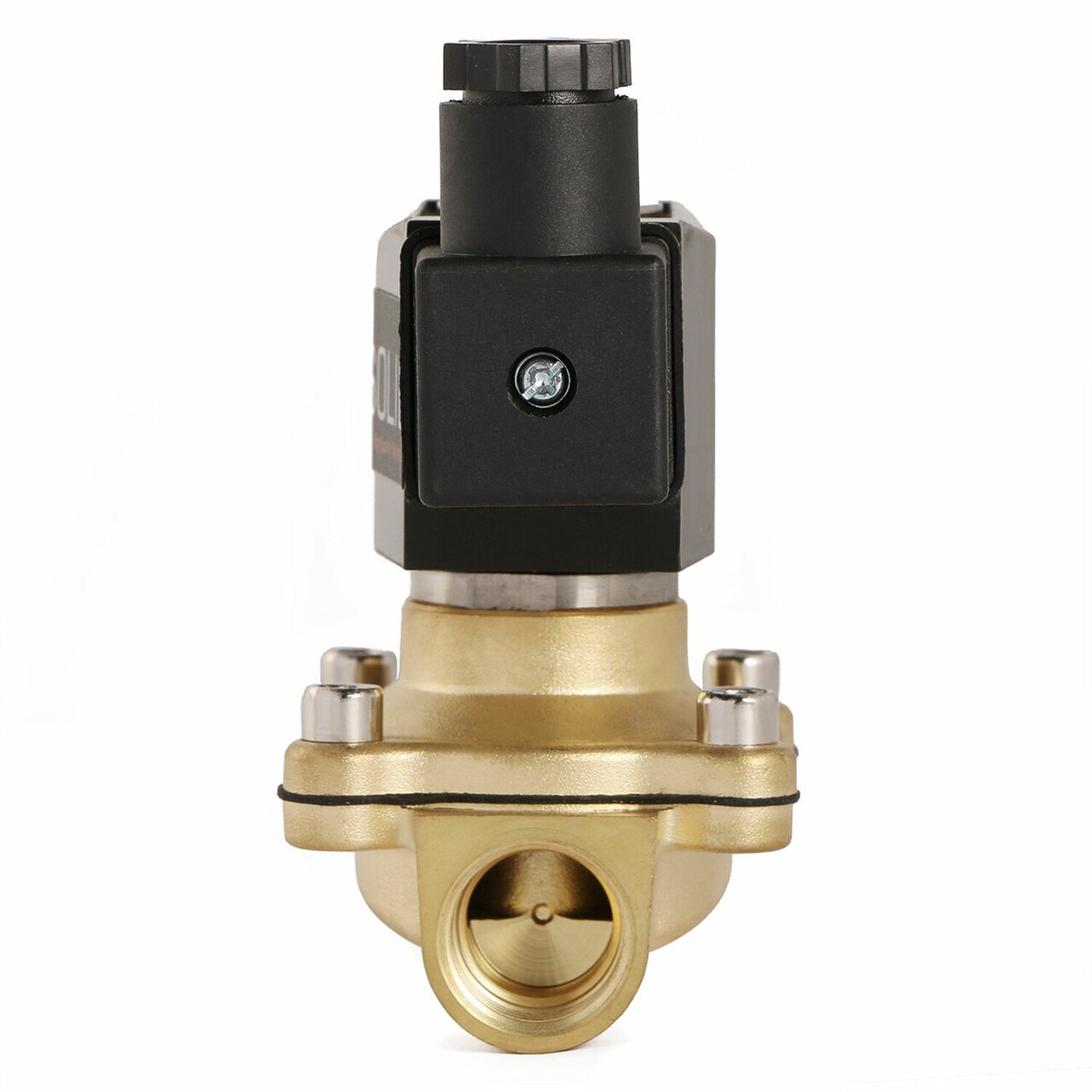 U.S. SOLID 1/2″ NPT Electric Solenoid Valve 12V DC Normally Closed Brass
