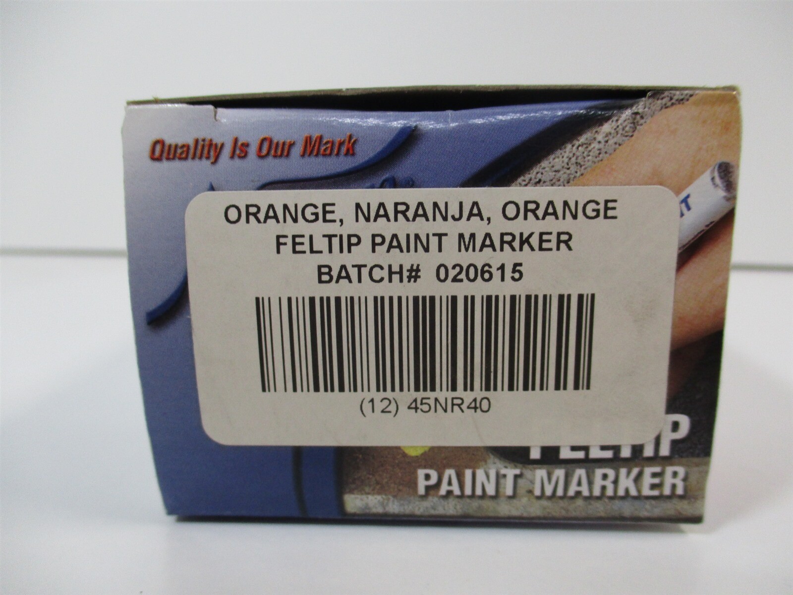 Nissen 020615 Orange Permanent Paint Marker 3/16″ Marker Tip Lot of 12 Pieces