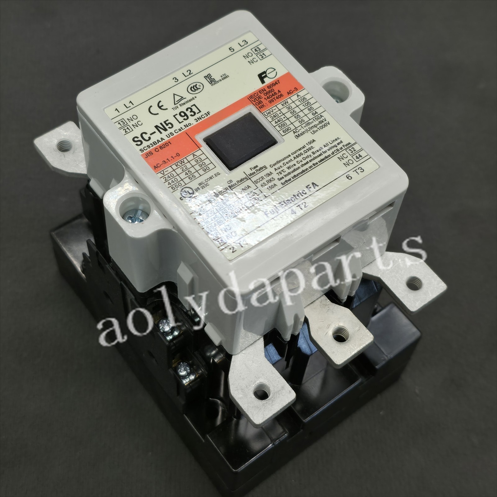 110V 120V AC Magnetic Contactor 3-Pole For Fuji SC-N5 SC-N5(93) Motor Starter