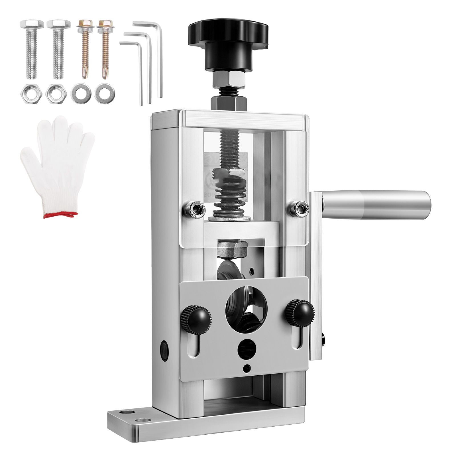 Manual Wire Stripping Machine, 0.06-1 in, Copper Stripper with Hand Crank