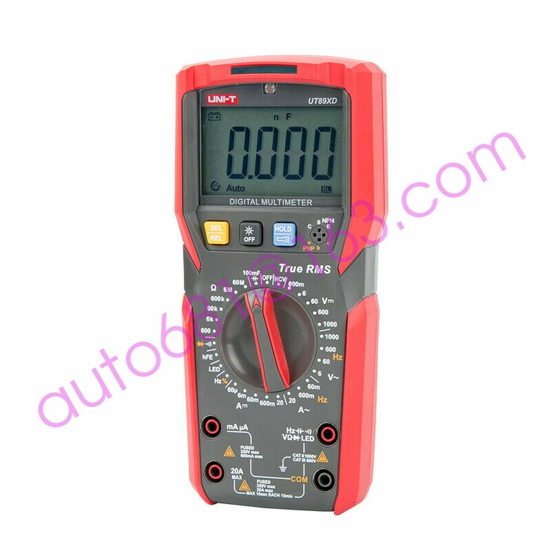 UNI-T UT89XD Digital Multimeter ,LED Tester With A Magnetic Hanger Loop Strap