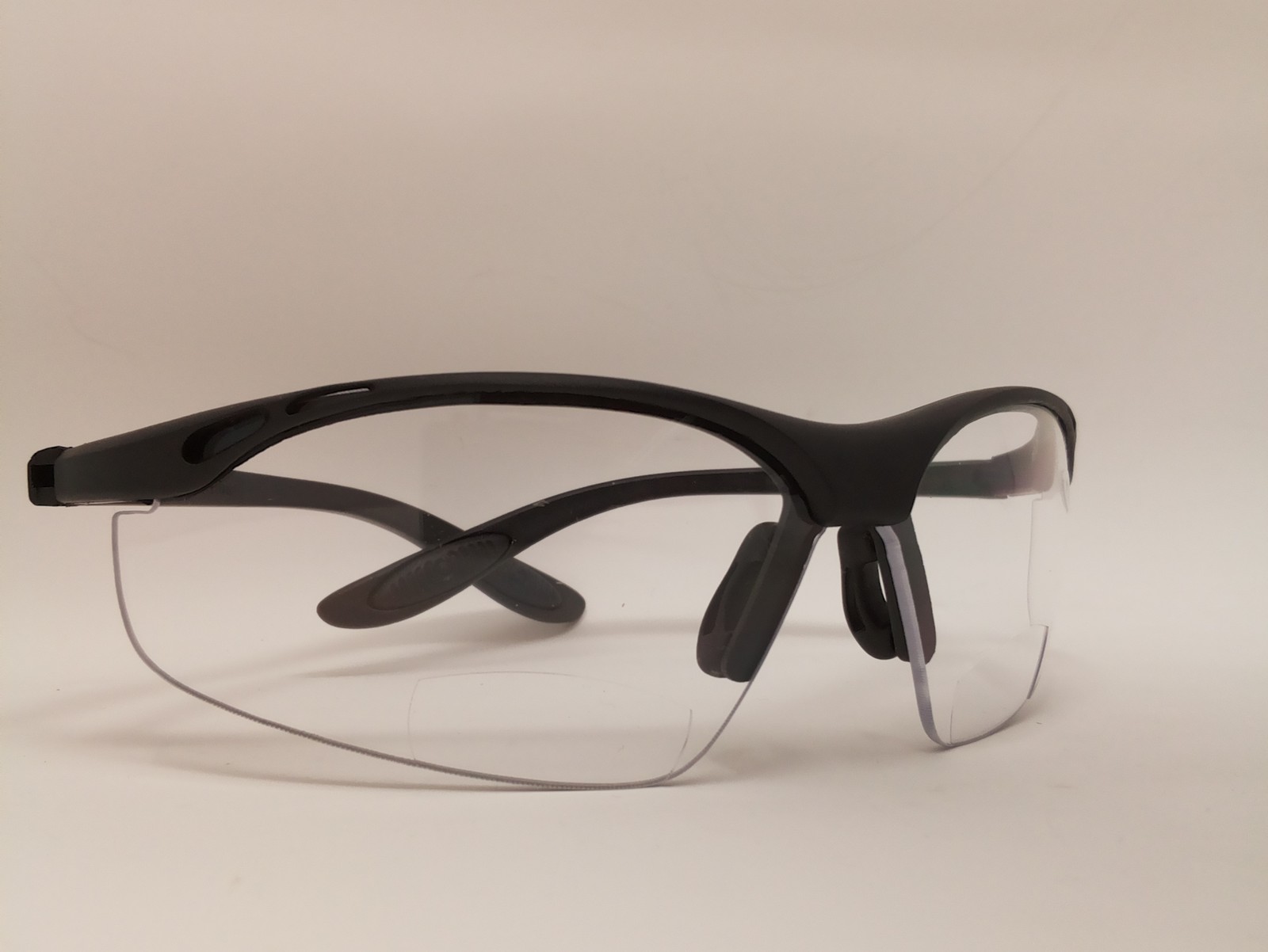 Mag Readers 250-25-0015 Semi-Rimless Safety Readers with Black Frame