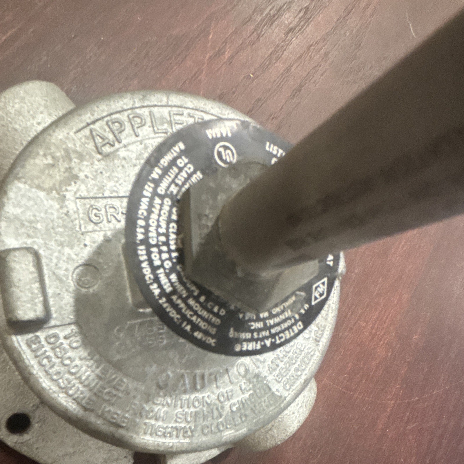 Fenwal 165M Detect-A-Fire Heat Detector Appleton Hazardous Location Explosion