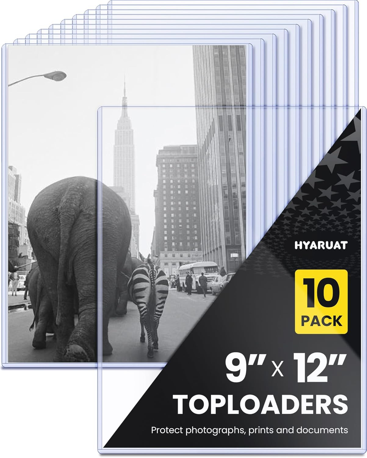 9X12 Toploader – Clear Semi-Rigid PVC Sheet Protectors, Hard Plastic Sleeves …
