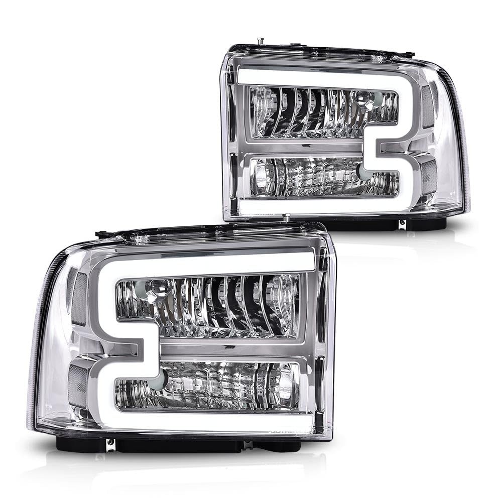 LED Headlights Fit 2005-2007 Ford F250 F350 F450 F550 Super Duty