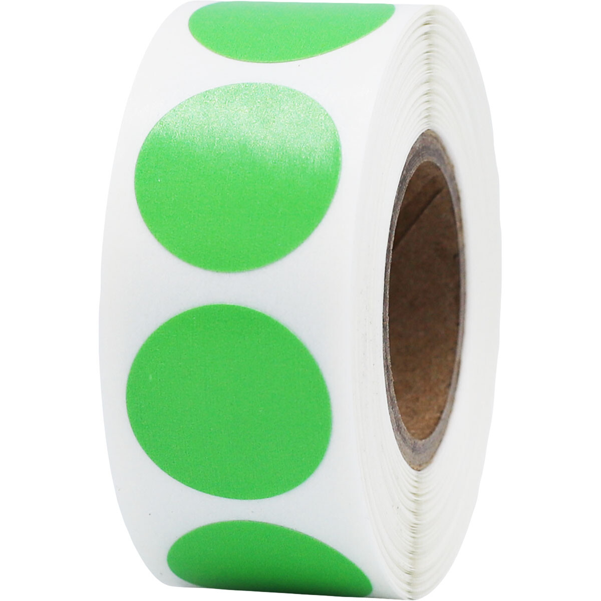 Circle Dot Stickers | 0.75″ Inch Round | 500 Pack | Pick One Color