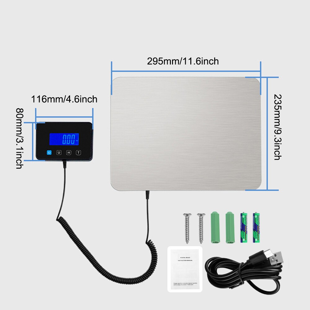 200Kg/440lb Scale Digital Industry Shipping Postal Scale Parcel Weight Scale